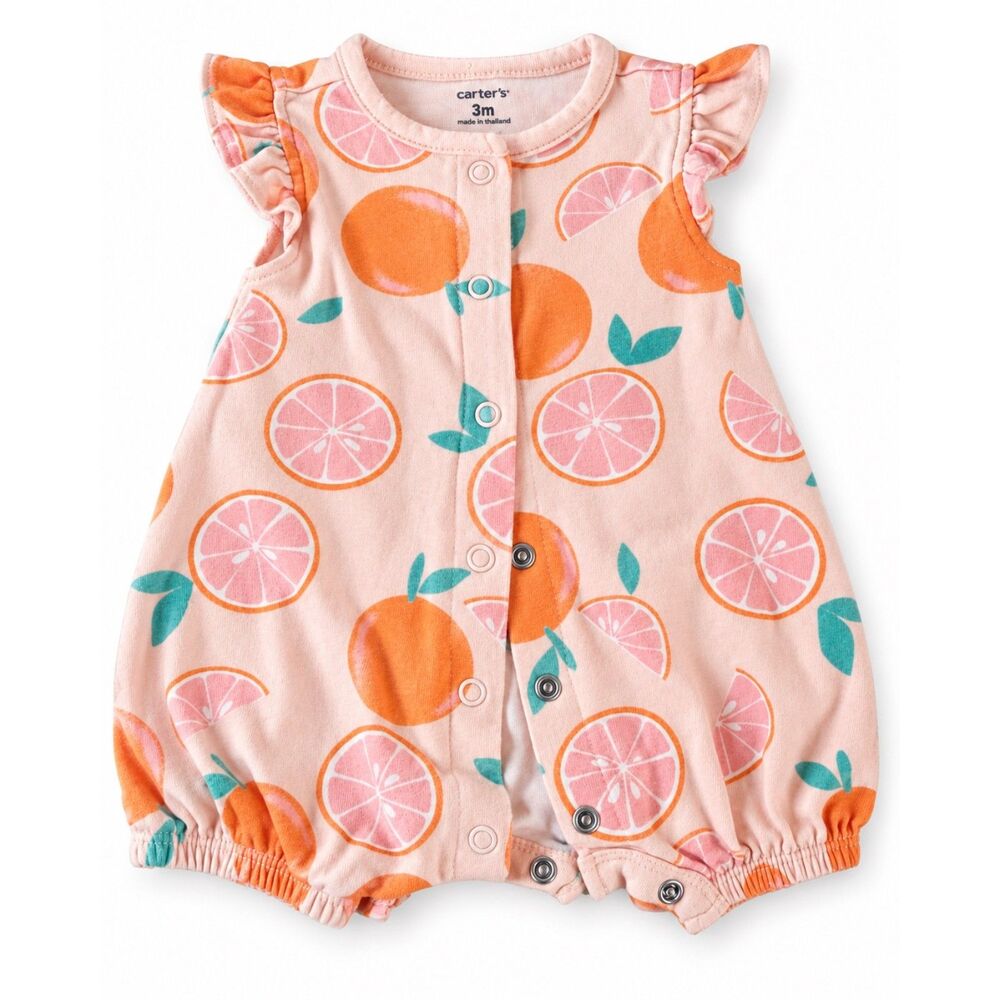 Carter's Baby Girl Cotton Peach Onesie